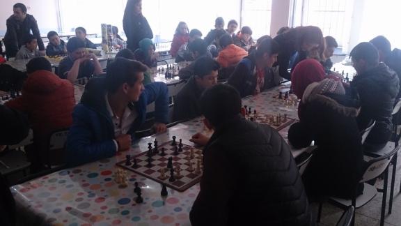 İlçemiz Okulları Arasında Satranç Turnuvası Yapıldı