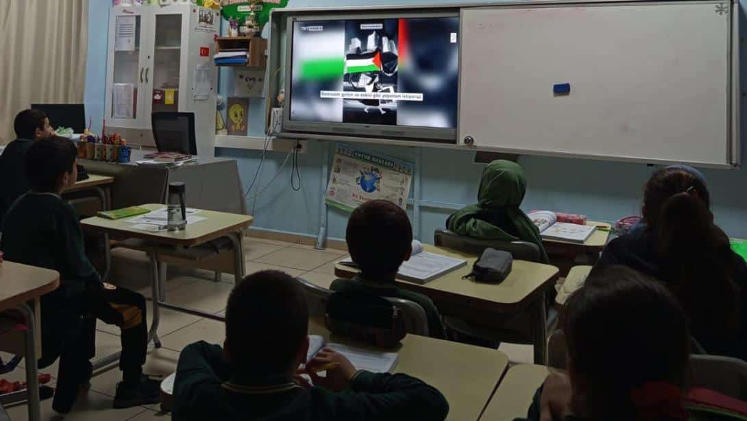 OKULLARIMIZDA FİLİSTİN FARKLILIK ETKİNLİKLERİ GERÇEKLEŞTİRİLDİ.